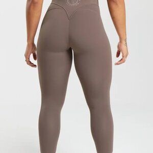Gymshark Legacy Workout Leggings - Walnut Mauve Size Medium